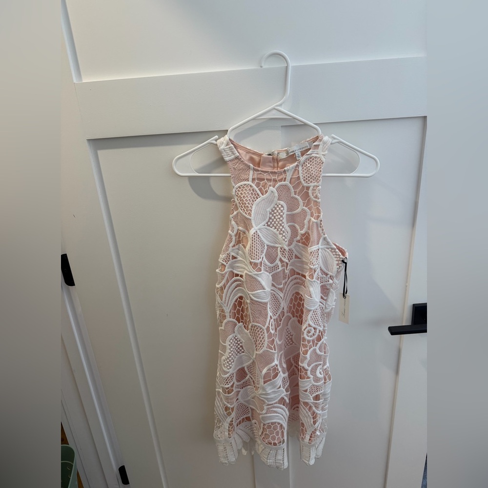 Lovers + Friends White Lace Overlay Dress – Size Small (NWT